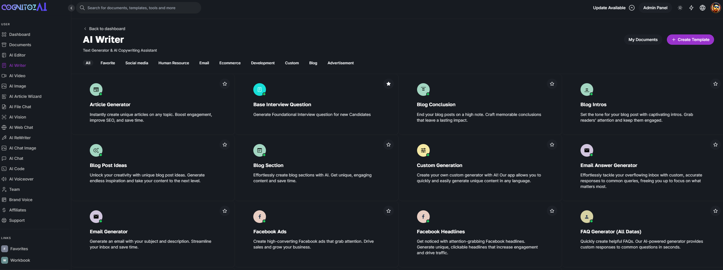 Select AI Writer